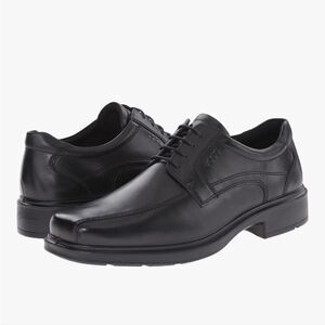 Ecco Helsinki Black Leather Oxford Shoes Size 11